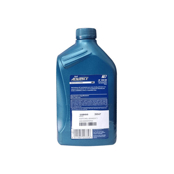 Aceite Shell Advance 4T 15W50 Semisintético - Imagen 3