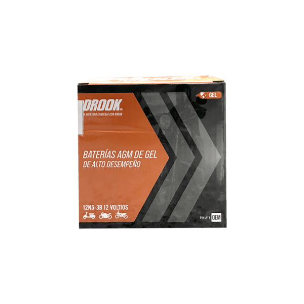 Batería Drook 12N5-3B Gel - Imagen 4