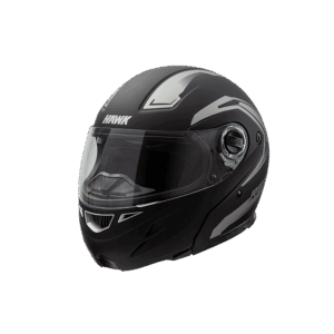 Casco Hawk RS5 Vector Rebatible Negro/Gris Mate