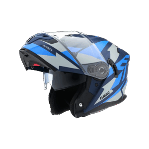 Casco Mac Rebatible Afrox Azul/Gris