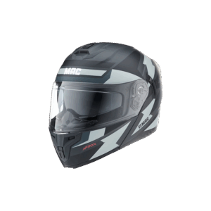 Casco Mac Rebatible Afrox Negro/Gris