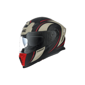 Casco Mac Integral Cirkus Negro/Gris/Rojo